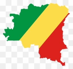 Flag Map Of Greater Congo - Democratic Republic Png Emoji