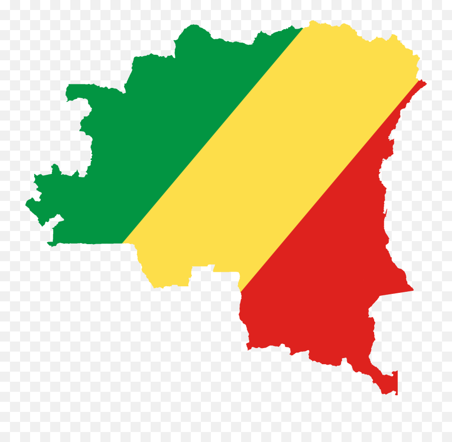 Flag Map Of Greater Congo - Democratic Republic Of Congo Flag Png Emoji,Congo Flag Emoji