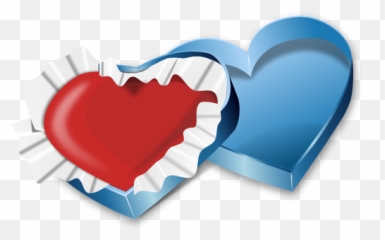 Heart In A Sweets Box Vector Image - Frases Reflexion De San Valentin Emoji