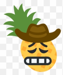Black Pineapple Clip Art Emoji