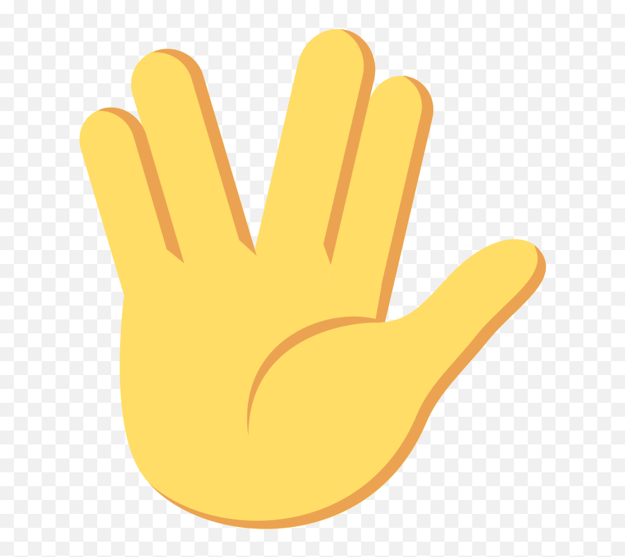 Emojione 1f596 - Emoji Vulcan Hands Png,Salute Emoji