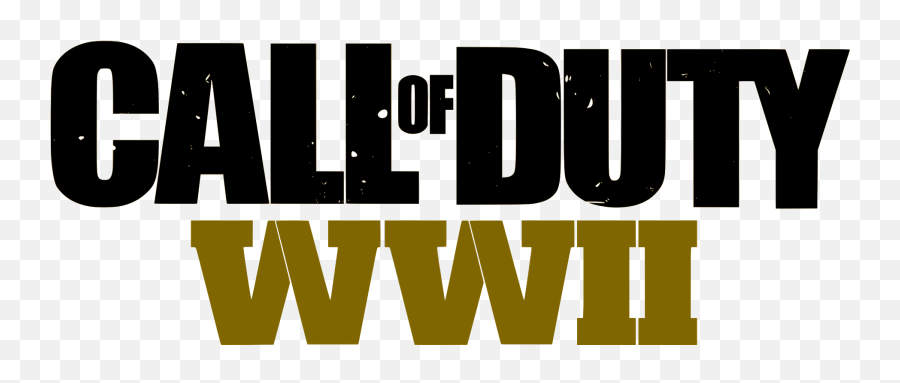 Logo Call Of Duty Wwii Zweifarbig - Cod Ww2 Logo Emoji,Call Of Duty Emoji