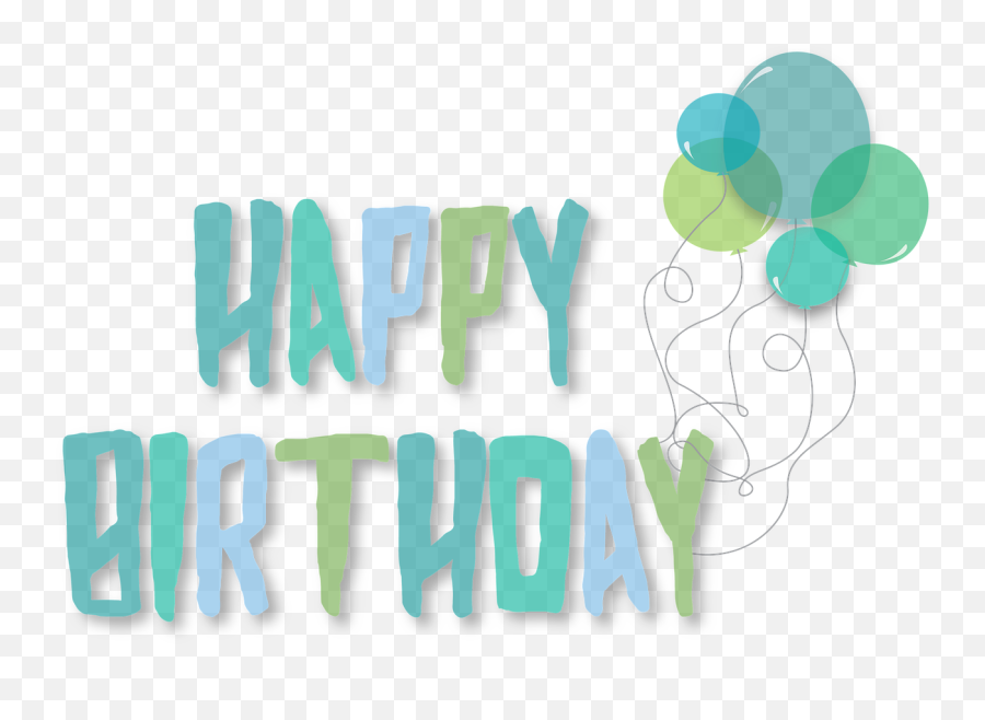 Happy Birthday Birthday Party Balloons Decorations - Transparent Green Happy Birthday Emoji,Happy Birthday Emoji Texts