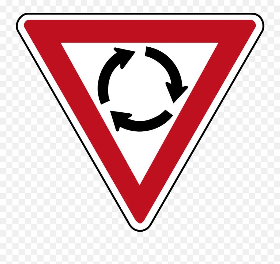 Australia R1 - Yield Sign Traffic In Roundabout Emoji,Australia Flag Emoji