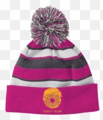 Trump 223835 Holloway Striped Beanie - Emoji