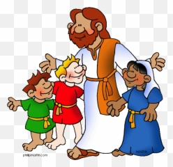 Clip Art Picture Jesus Children - Jesus Loves Children Clipart Emoji,Jesus Fish Emoji
