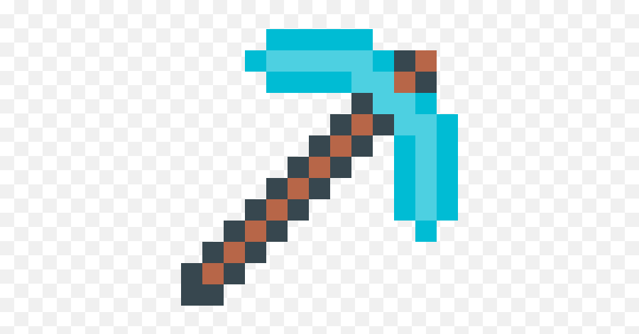 Minecraft Pickaxe Icon - Minecraft Pickaxe Transparent Background Emoji,Minecraft Emoji