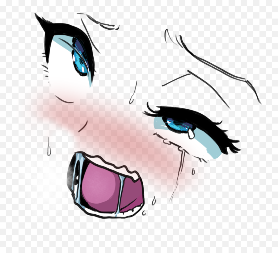 Ahegao Eyes Clipart - Ahegao Face Transparent Png Emoji,Ahegao Emoticon