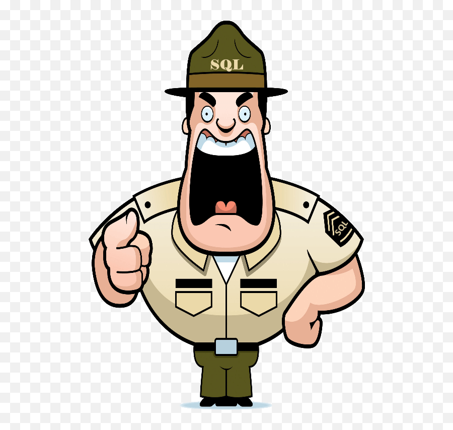 Synonyms In Sql Server - Drill Sergeant Clipart Emoji,Pulling Hair Out Emoji