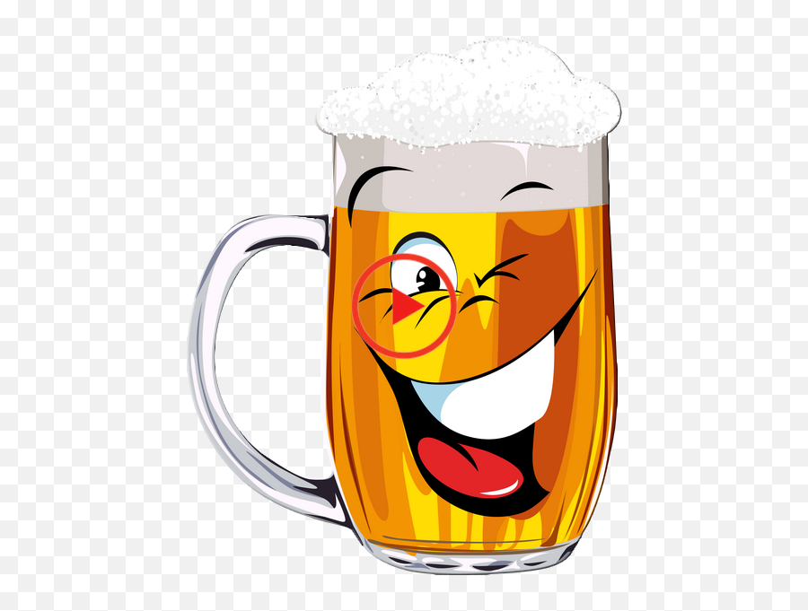 Emoji Birthday Animated Emoticons - Verre À Biere Clip Art,Beer Drinking Emoticon