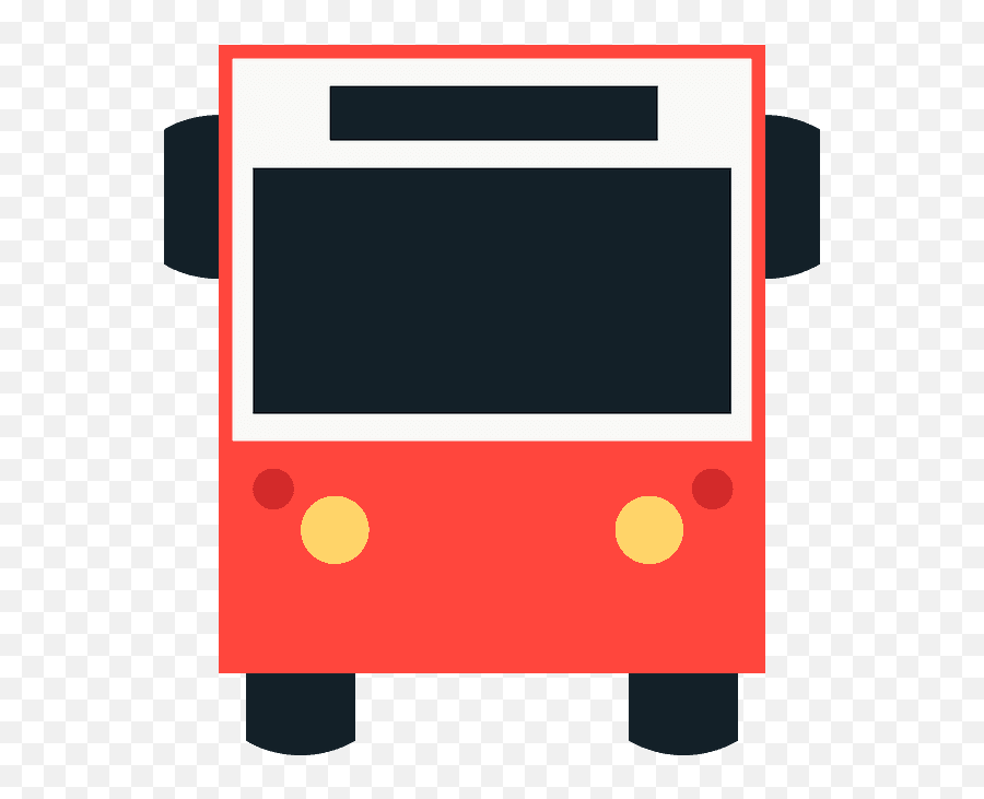 Oncoming Bus Emoji Clipart - Autobus Emoji,Bus Emoji