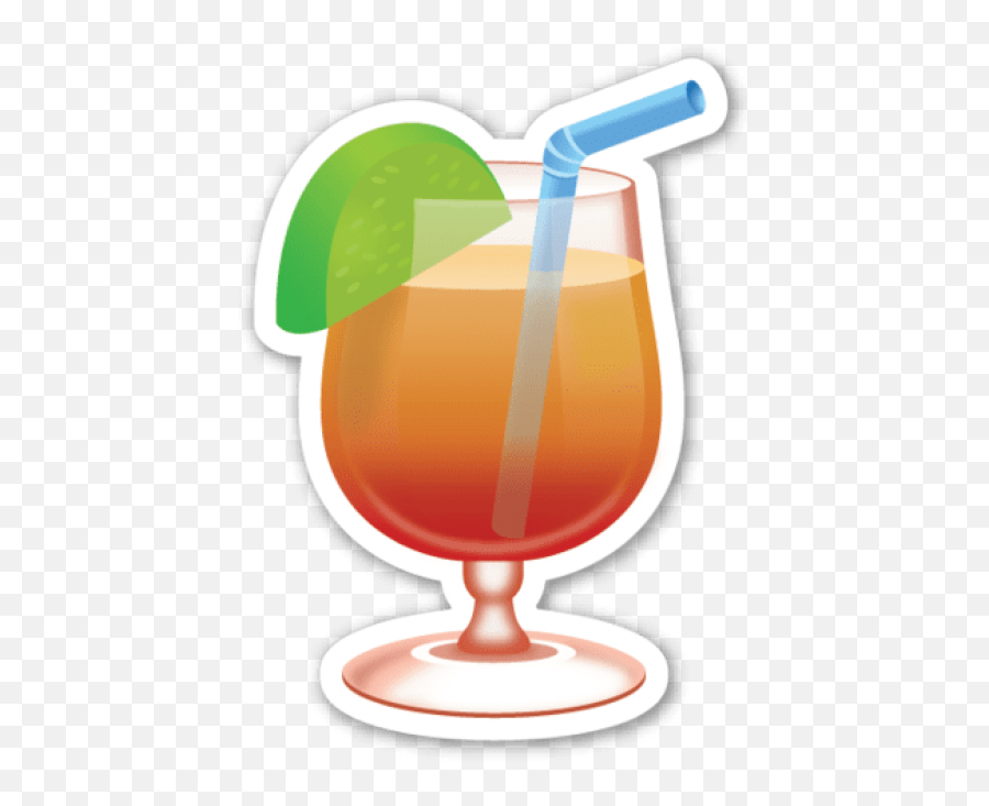 Free Png Download Tropical Drink Emoji Png Images Background - Transparent Drink Emoji,Emoji Beer
