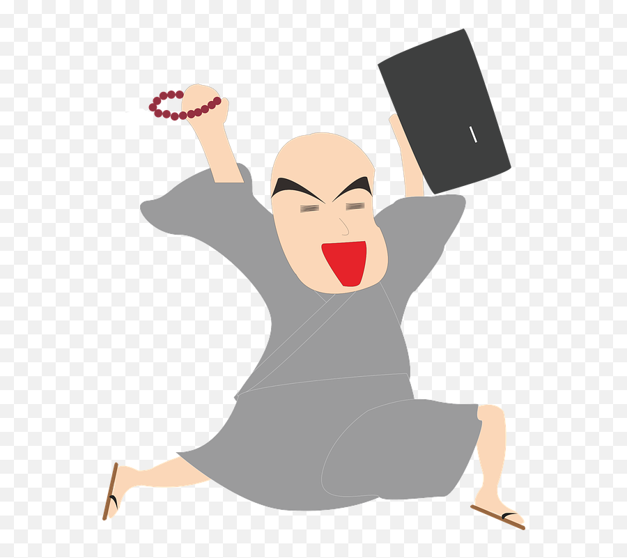 Free Buddhism Yoga Vectors - Bhikkhu Emoji,Yin Yang Emoji
