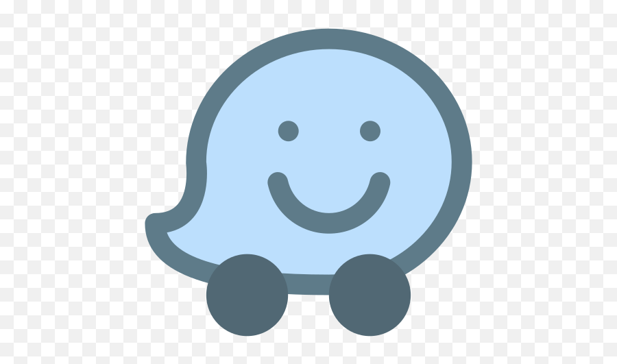 Logo Social Media Waze Free Icon Of Social Media Logos - Waze Png Icon Emoji,Social Media Emoticon