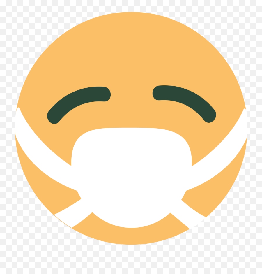 Emojione1 1f637 - Smiley Emoji,Read Emoji