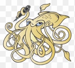 Squid Listened In At A Car Week Auction - Squid Bikes Art Logo Transparent Emoji,Cheering Emoticons