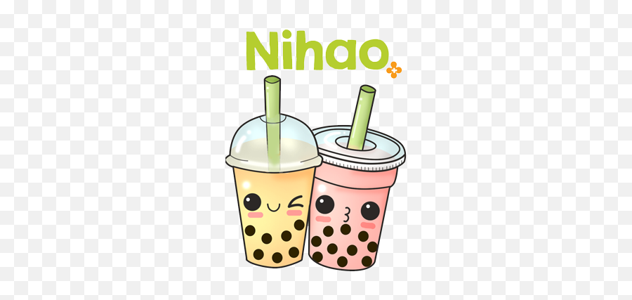 Boba Tea Cartoon Transparent Png - Cute Milk Tea Logo Emoji,Bubble Tea Emoji