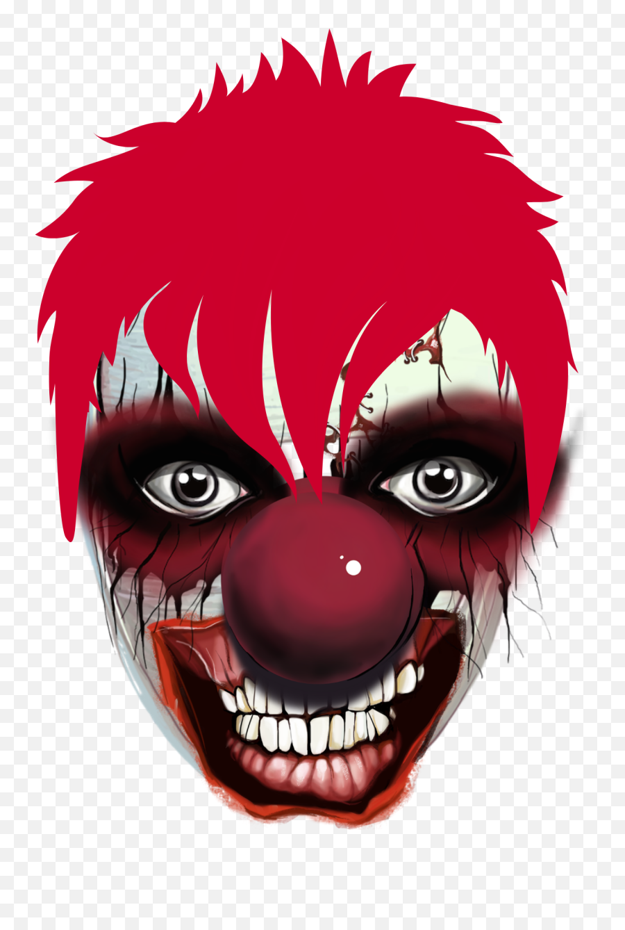 Clown Evil Scary - Illustration Emoji,Evil Clown Emoji