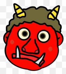 Setsubun Oni Face - Emoji