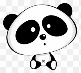 Panda Clipart Emoji - Cartoon Baby Transparent