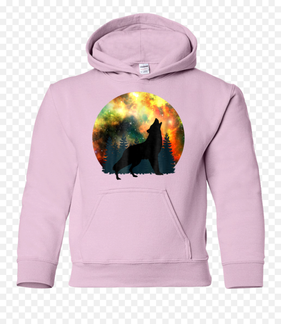 Download Psychedelic Wolf Howling Shirt - Pink Rose Thrasher Hoodie Emoji,Nebula Emoji