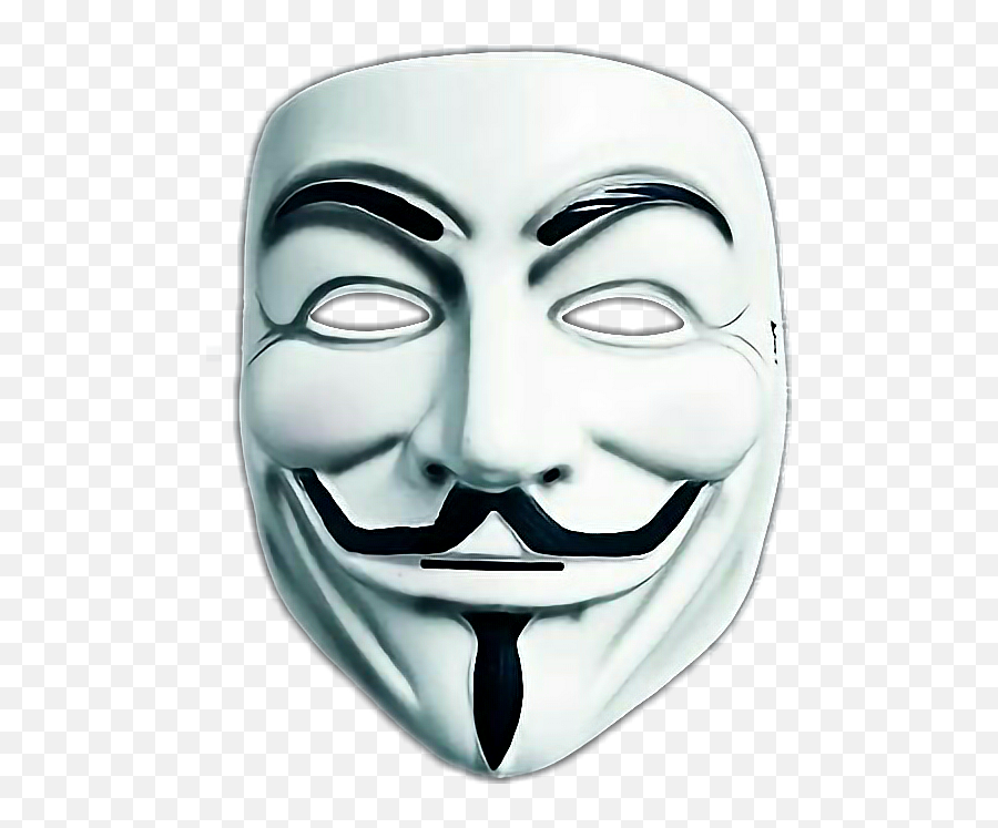 Anonymous - Mask Png For Picsart Emoji,Anonymous Mask Emoji