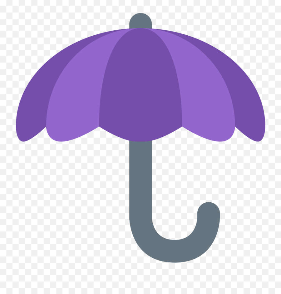 Twemoji2 2602 - Umbrella Emoji,Purple Flower Emoji