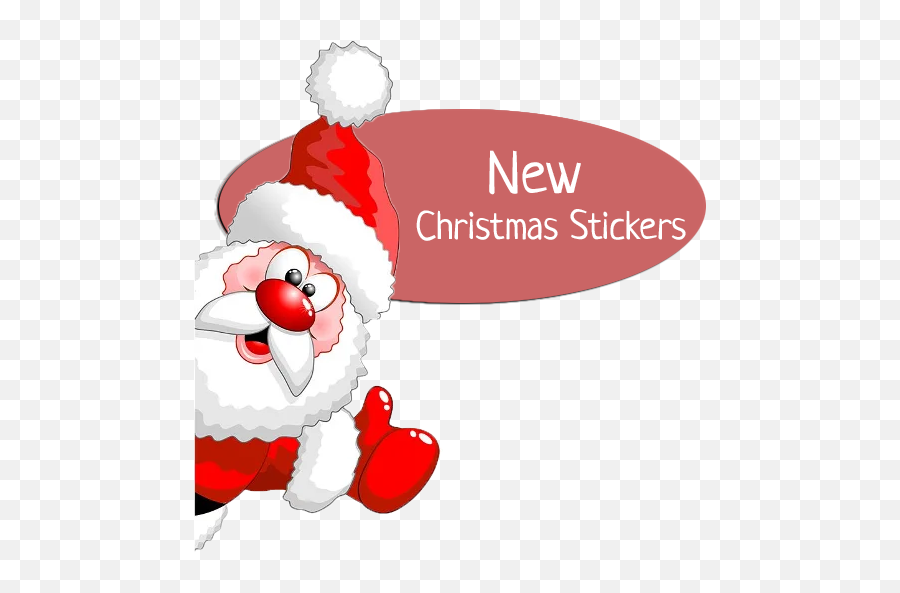Christmas Stickers For Wastickerapps - Funny Santa Claus Clipart Emoji,Christmas Emojis For Android