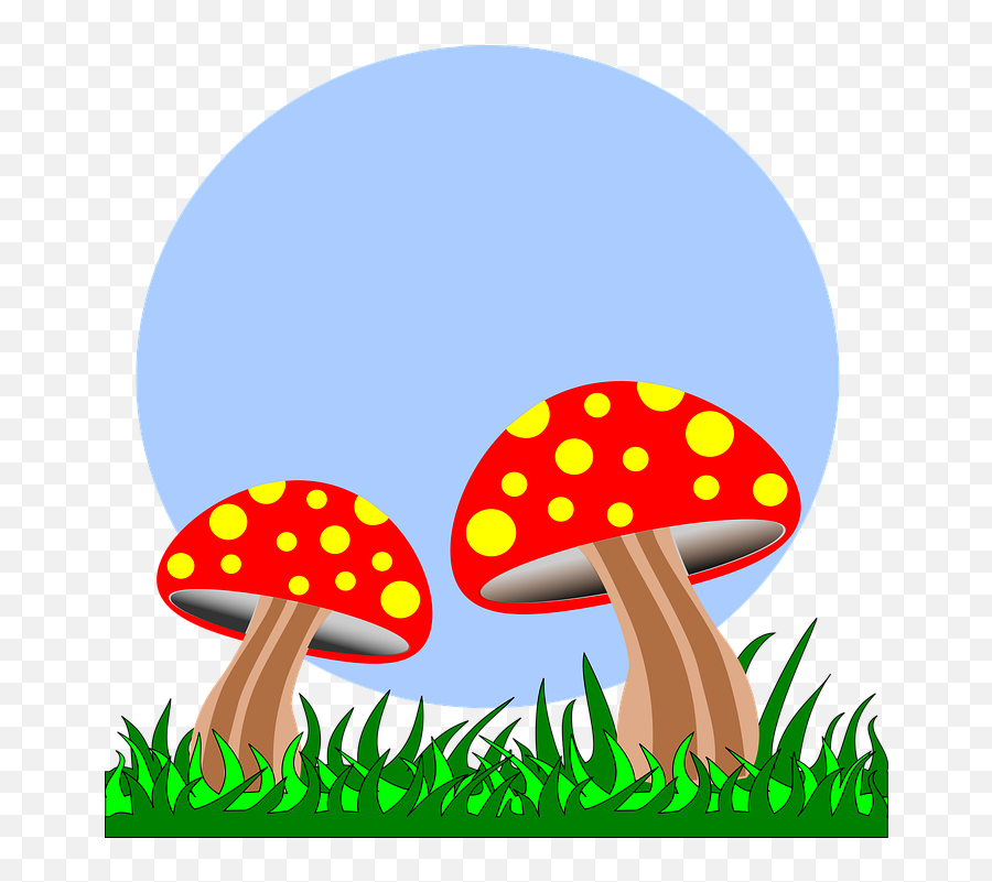 Free Fungus Mushroom Vectors - Mushroom Clipart Png Emoji,Mushroom Cloud Emoji
