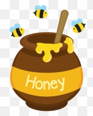 Pin - Winnie The Pooh Honey Cartoon Emoji,Honey Pot Emoji