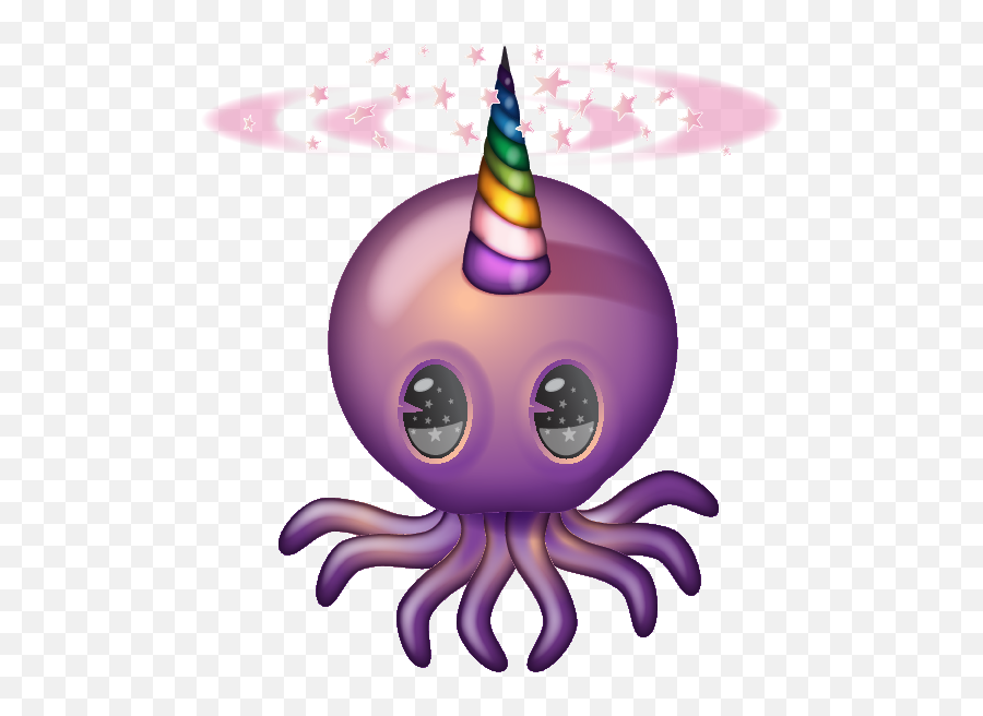 Emoji U2013 The Official Brand Pink Octopuscorn - Illustration,Emoji Oc