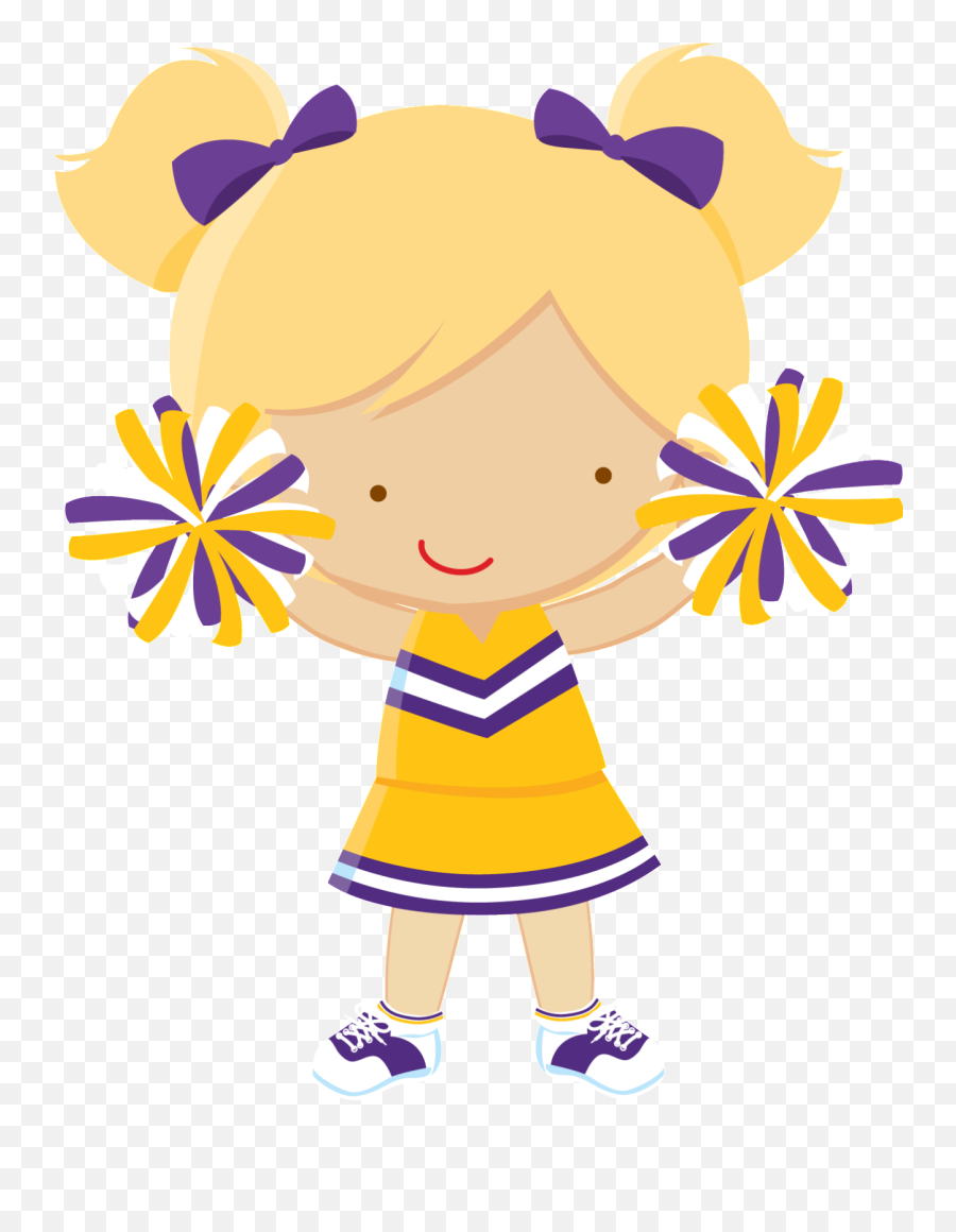 Baby Cheerleader Clipart - Lsu Cheerleader Clipart Emoji,Electrocuted Emoji