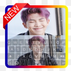 Kim Namjoon Keyboard Theme For Army Bts Fans - Boy Emoji,Bts Emoji