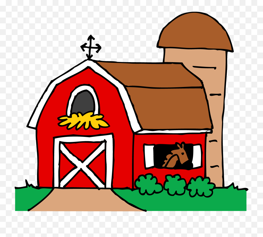 Little Red Barn Clipart Free Clip Art - Clipartix Red Barn Clipart Emoji,Barn Emoji