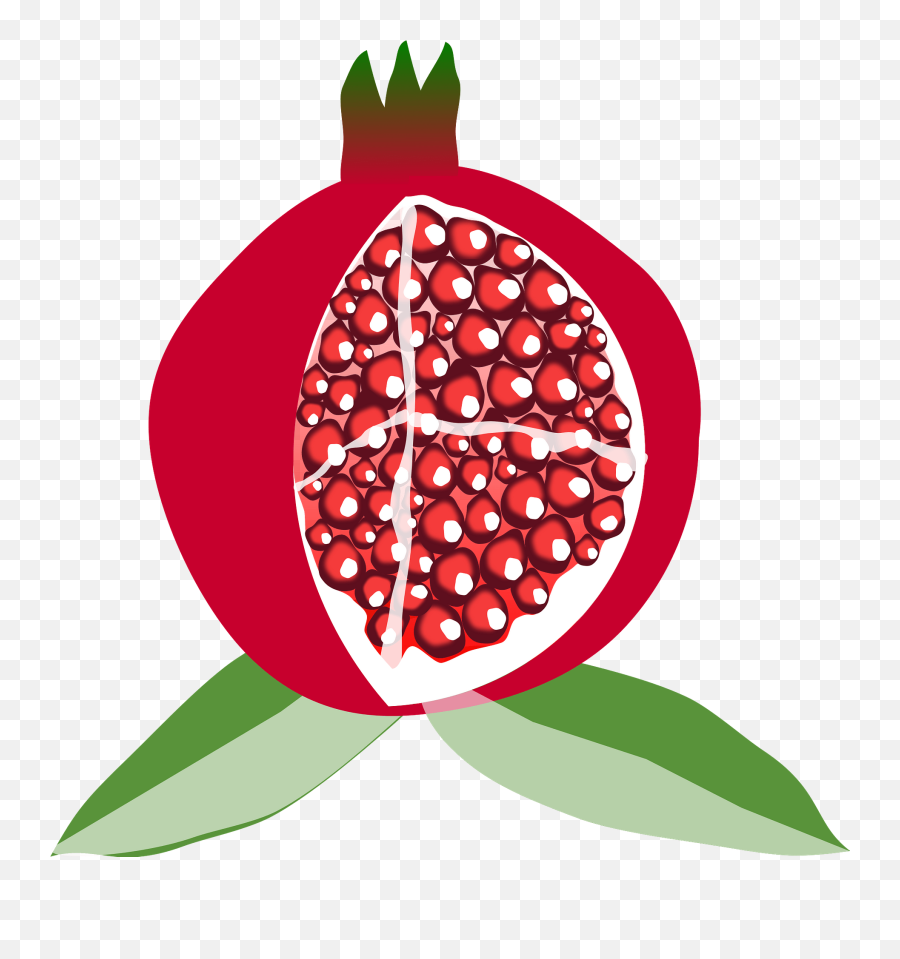 Pomegranate Fruit Clipart - Animated Picture Of Pomegranate Emoji,Pomegranate Emoji