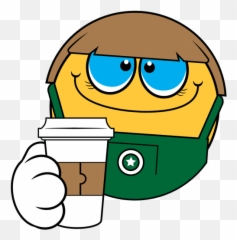 Coffee - Stickers For Whatsapp Happy Emoji,Coffee Emoticon