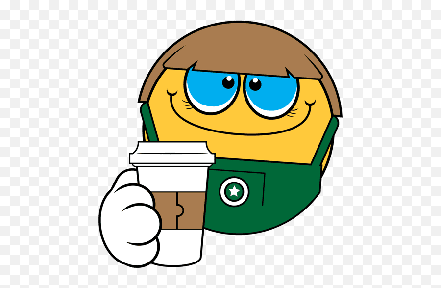 Coffee - Stickers For Whatsapp Happy Emoji,Coffee Emoticon