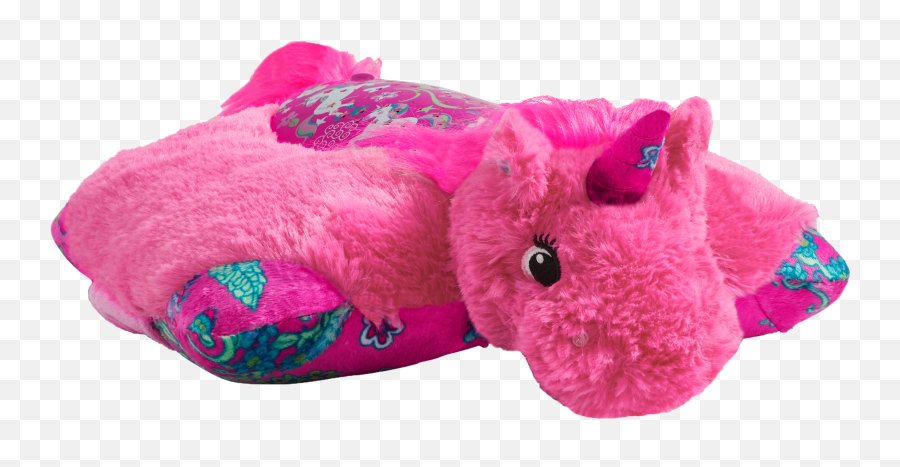 Download Free Png Pink Unicorn Sleeptime Lite Night Light - Cat Pink Unicorn Pillow Pet Emoji,Unicorn Emoji Pillow