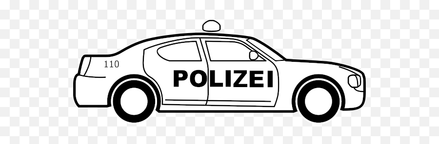 German Police Car - Transparent Background Police Car Clipart Emoji,Police Siren Emoji