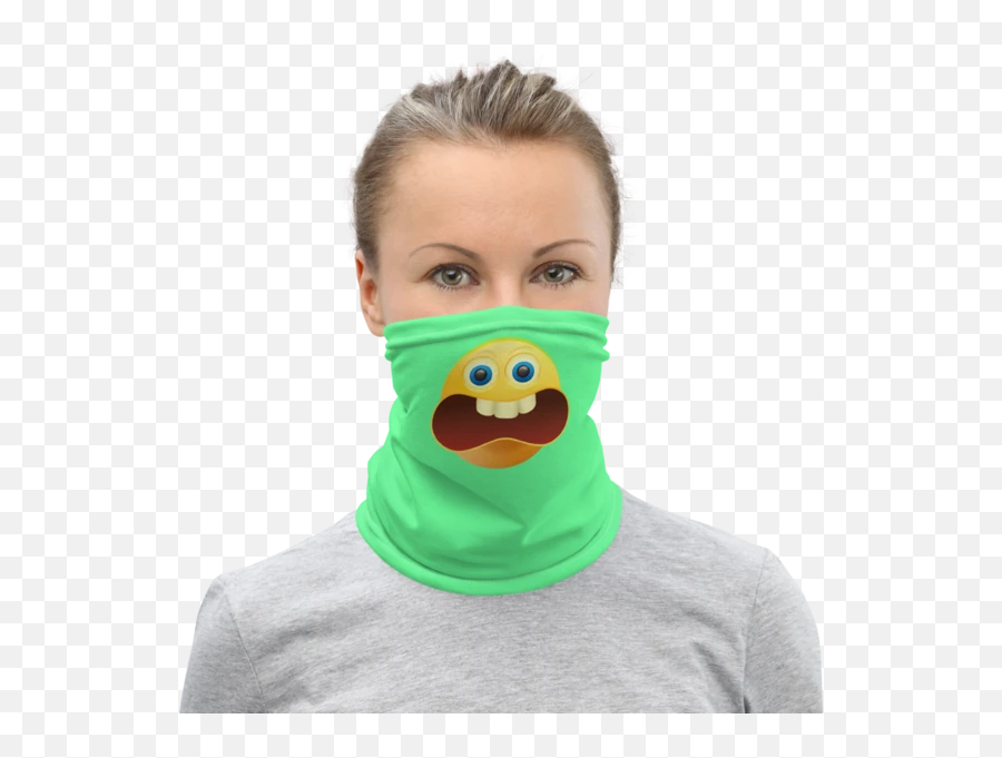 Fun Gaiters - Missing Tooth Mask Emoji,Mohawk Emoji