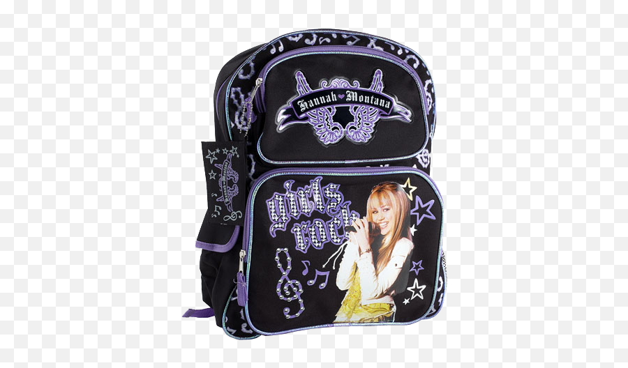 Hannah Montana Backpack Psd Official Psds - Hannah Montana Backpack Emoji,Purple Emoji Backpack