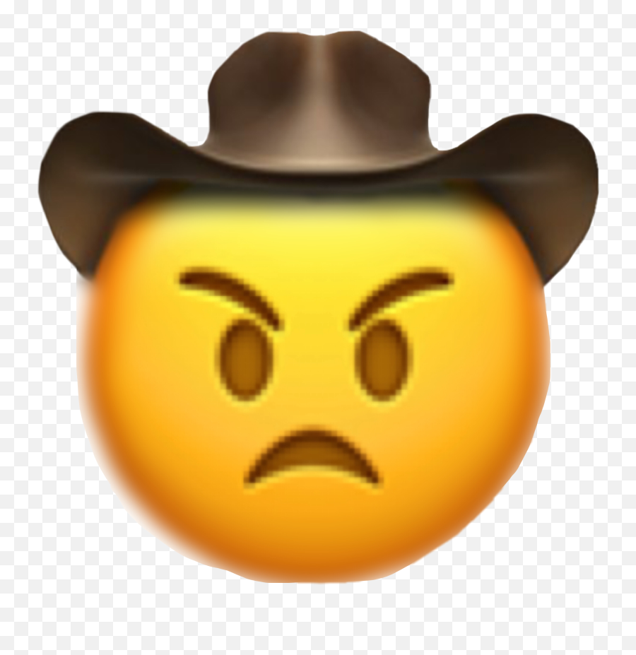 Edit - Josuke Emoji,Emoji Angry Face And Hat