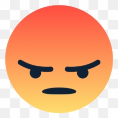 Angry Face Icon Of Flat Style - Facebook Angry Emoji Png,Firefly Emoji
