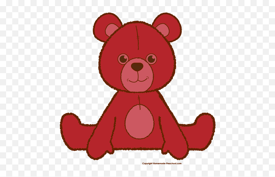 Red Teddy Bear Clipart - Teddy Bear Cartoon Png Emoji,Gummy Bear Emoji