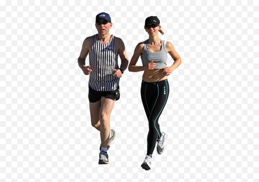 Man And Woman Jogging - People Running Png Emoji,Jogging Emoji