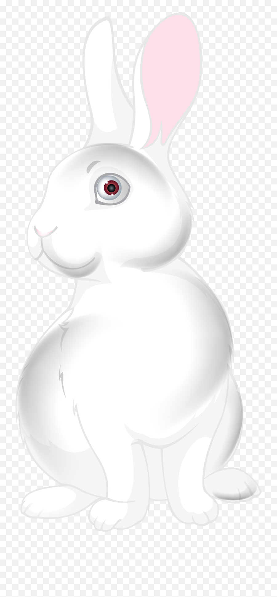 White Bunny Cartoon Png Clip Art Image - Cartoon Emoji,White Rabbit Emoji