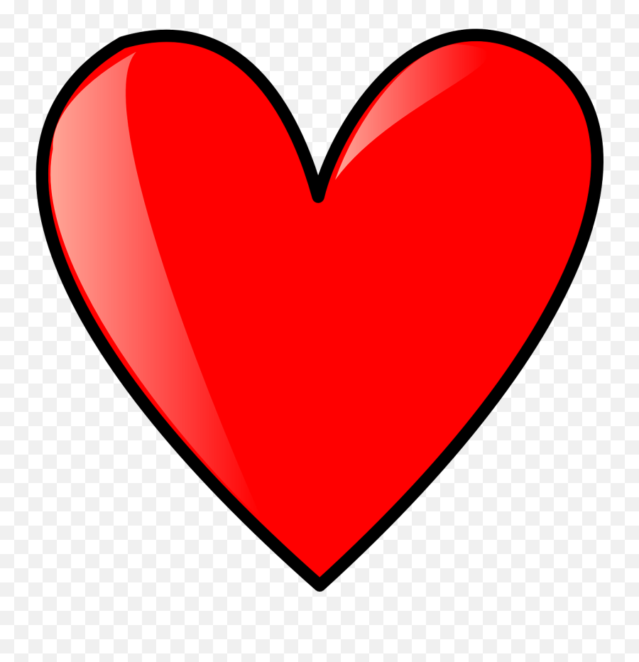 Heart Love Valentines Romance Shape - Heart Vector Emoji,Emoji Heart Made Of Hearts
