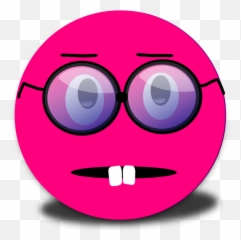 Surprised Smiley Pink Emoticon Clipart - Confused Face Art Emoji