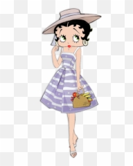 Spring Dress Betty Boop - Betty Boop Long Dress Emoji,Senorita Emoji