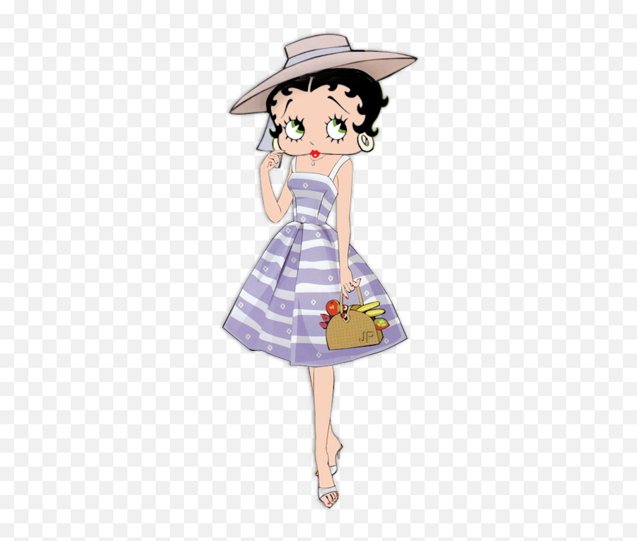 Spring Dress Betty Boop - Betty Boop Long Dress Emoji,Senorita Emoji